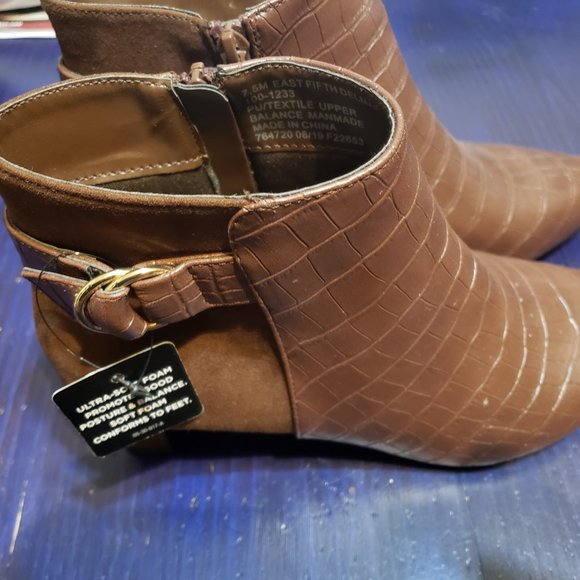 East 5th ankle zip up boots BRAND NEW size 7.5M - Picture 4 of 9
